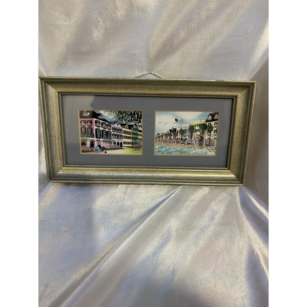 Charleston Sc Sunday Afternoon On The Battery double print framed matted gallery